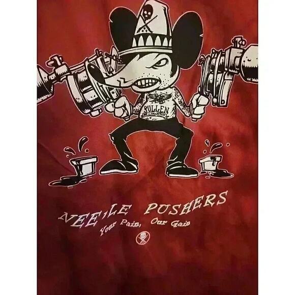 Sullen Art Collective Traditional Tattoos Gun Urban Inked T Shirt Sz M CR6 Nice - Picture 3 of 7